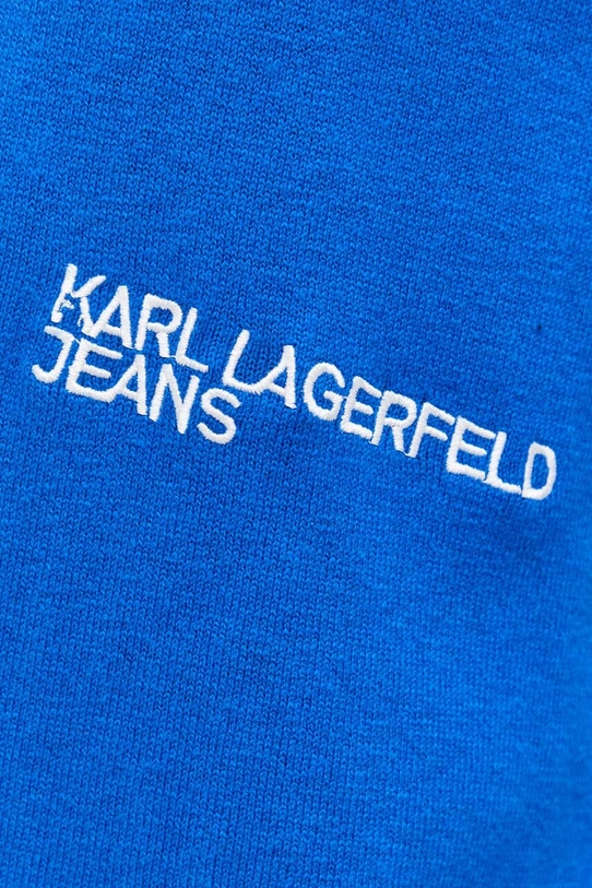 Pulover s dodatkom vune Karl Lagerfeld Jeans 236D2000 plava