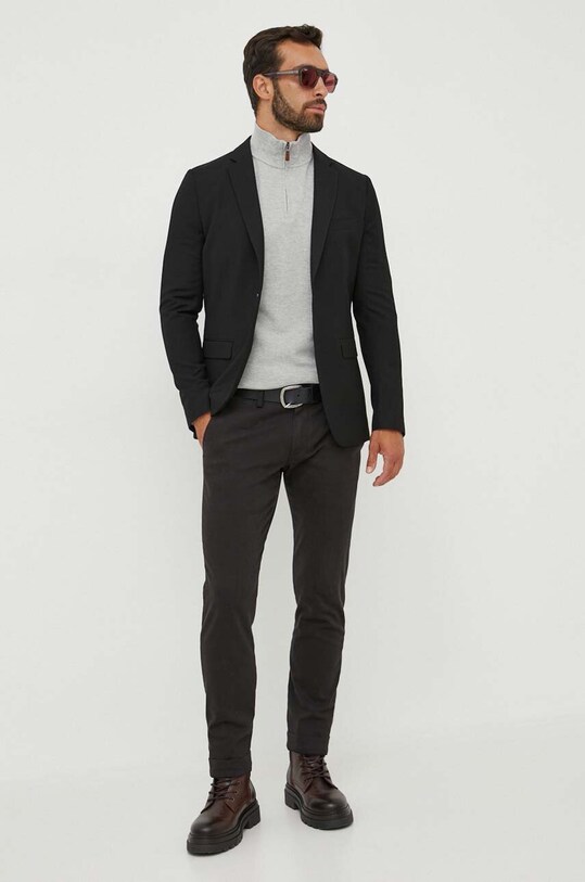 Βαμβακερή μπλούζα Polo Ralph Lauren 710671929 γκρί AW25