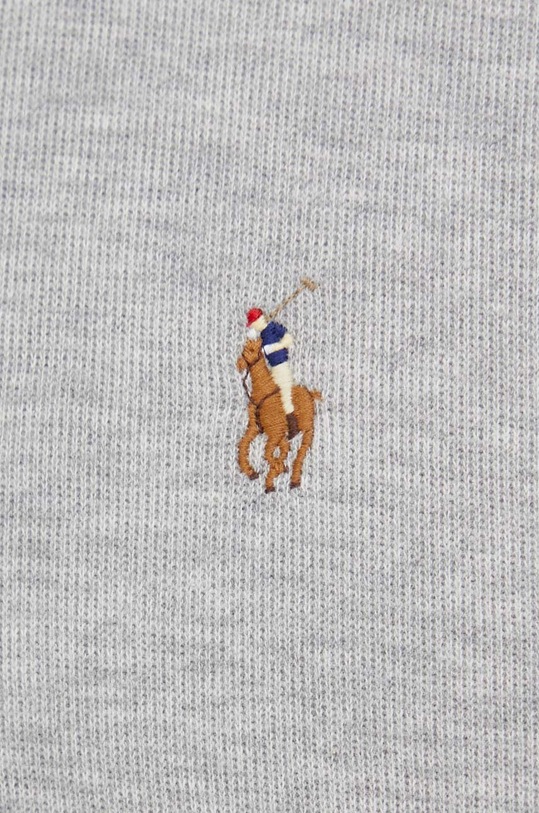 Polo Ralph Lauren felpa in cotone 710671929 grigio