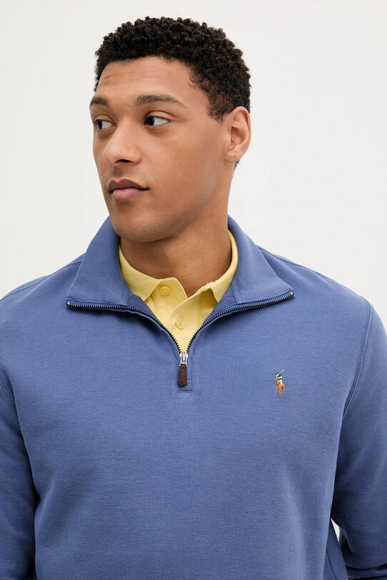 Хлопковая кофта Polo Ralph Lauren фиолетовой 710671929