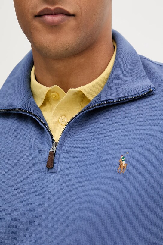 Bavlnená mikina Polo Ralph Lauren 710671929 fialová