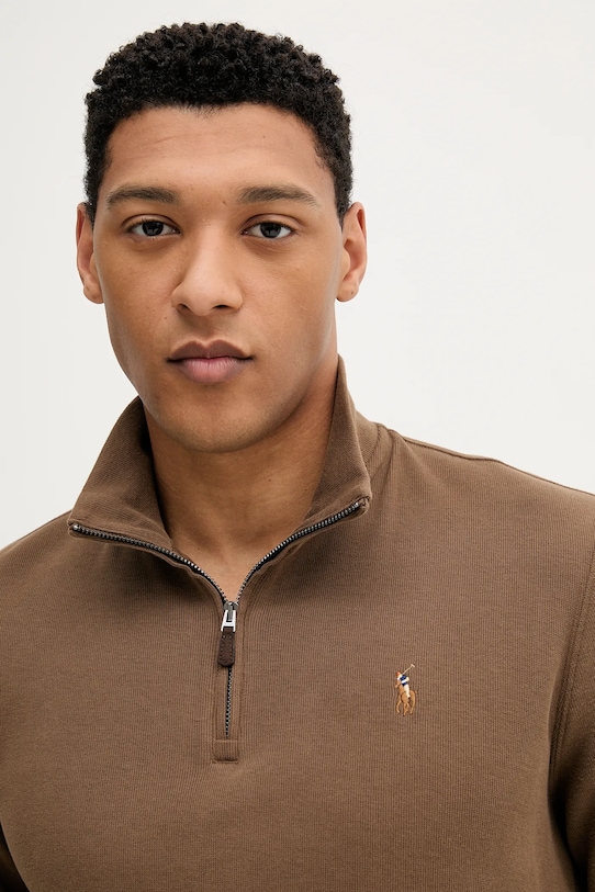 Polo Ralph Lauren cotton sweatshirt brown 710671929