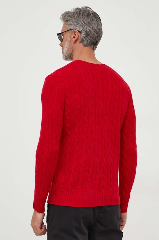Odzież Polo Ralph Lauren sweter wełniany 710876762 czerwony