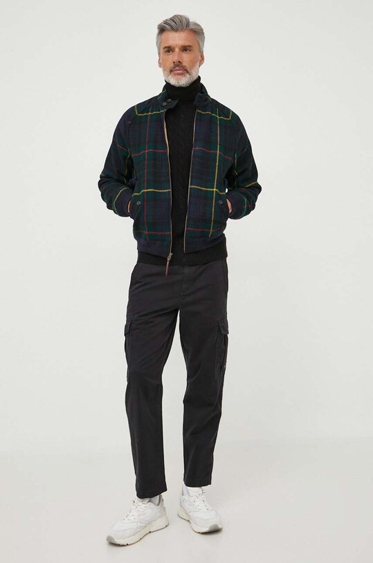 Polo Ralph Lauren sweter wełniany 710876836 czarny AW24