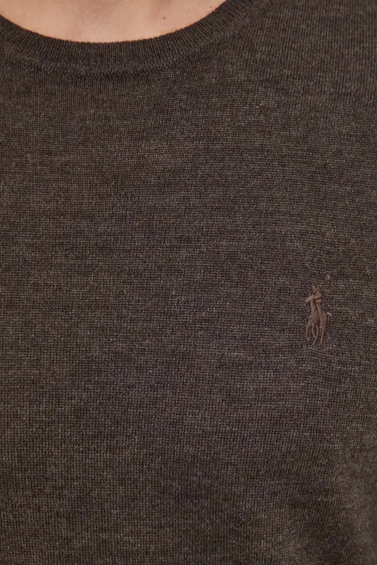 Polo Ralph Lauren sweter wełniany 710876846 brązowy