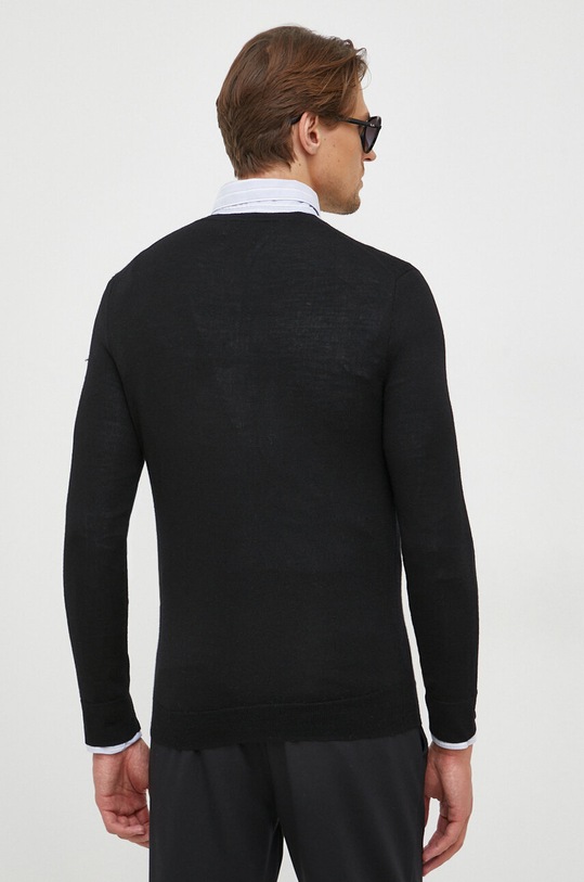 Odzież Polo Ralph Lauren sweter wełniany 710876846 czarny