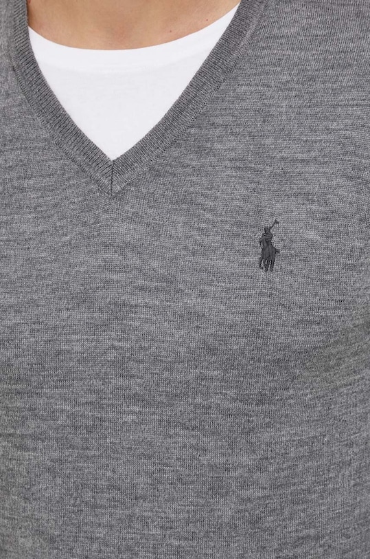 Polo Ralph Lauren gyapjú pulóver 710876848 szürke