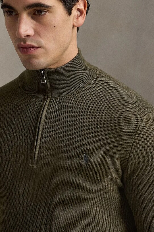 Polo Ralph Lauren sweter bawełniany zielony 710932304