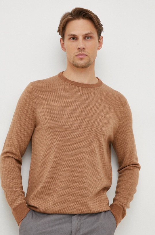 Polo Ralph Lauren sweter wełniany beżowy 710917042