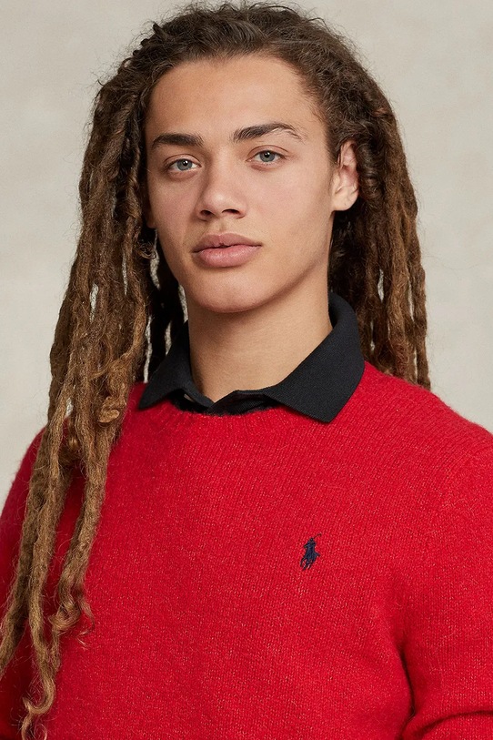 Вовняний светр Polo Ralph Lauren червоний 710918805