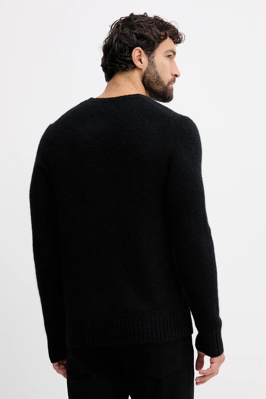 Odzież Polo Ralph Lauren sweter wełniany 710918805 czarny