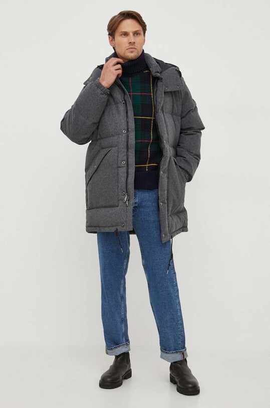 Vlnený sveter Polo Ralph Lauren 710919620 tmavomodrá AW23