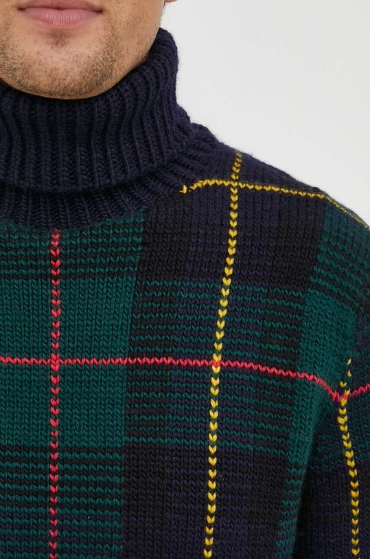 Vlnený sveter Polo Ralph Lauren 710919620 tmavomodrá