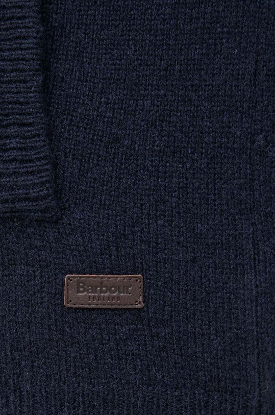 Μάλλινη ζακέτα Barbour MKN0731 σκούρο μπλε