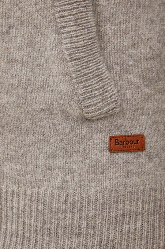 Vuneni kardigan Barbour MKN0731 siva