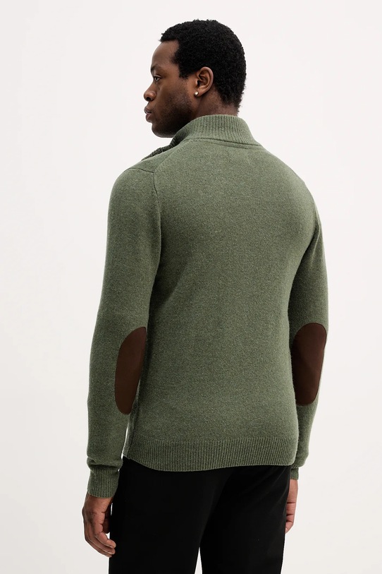 Odzież Barbour kardigan wełniany MKN0731 zielony