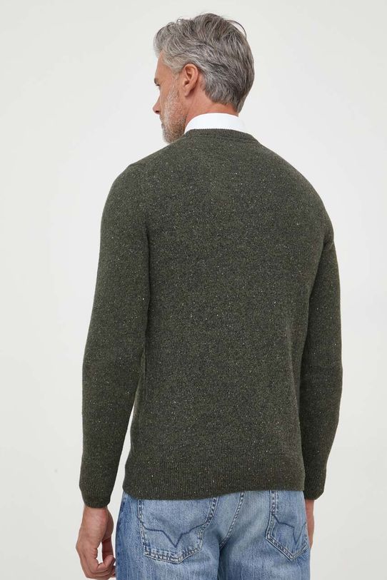 Шерстяной свитер Barbour MKN0844 зелёный AA00