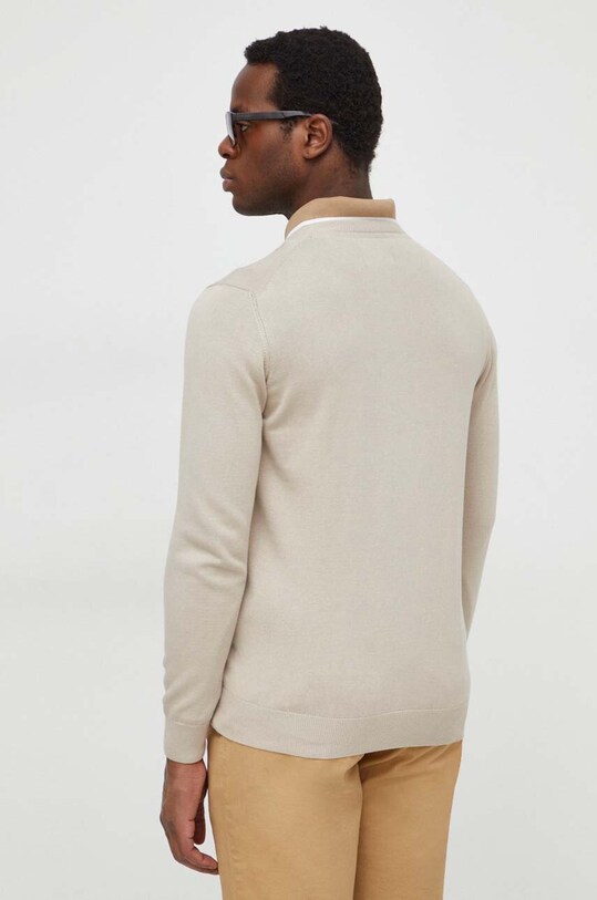 Îmbrăcăminte Barbour pulover de bumbac Essentials MKN0932 bej