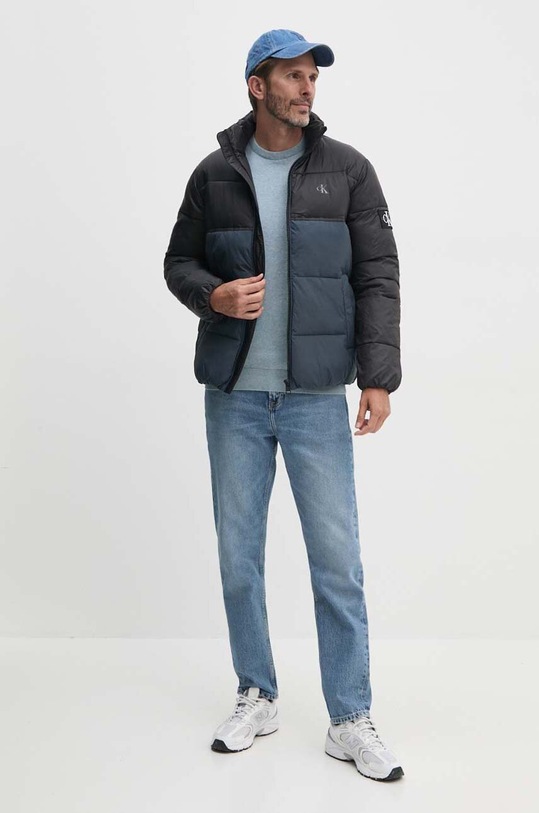 Barbour sweter bawełniany Essentials MKN0932 niebieski AA00