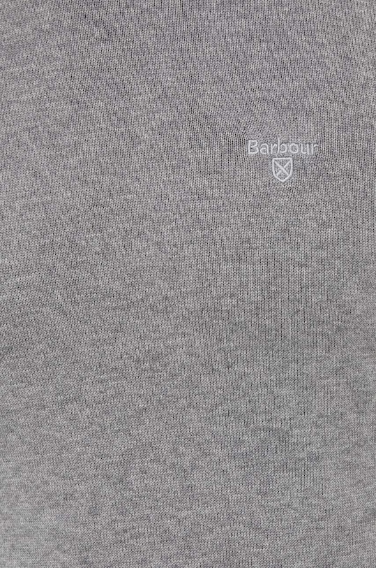 Barbour sweter bawełniany Essentials MKN0932 szary