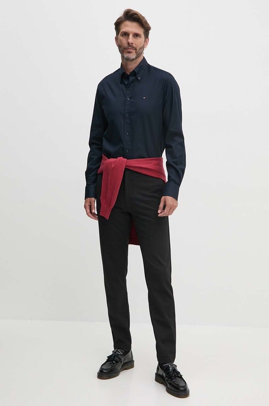 Barbour sweter bawełniany Essentials MKN0932 czerwony AA00