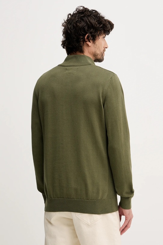 Odzież Barbour sweter bawełniany MKN1074 zielony