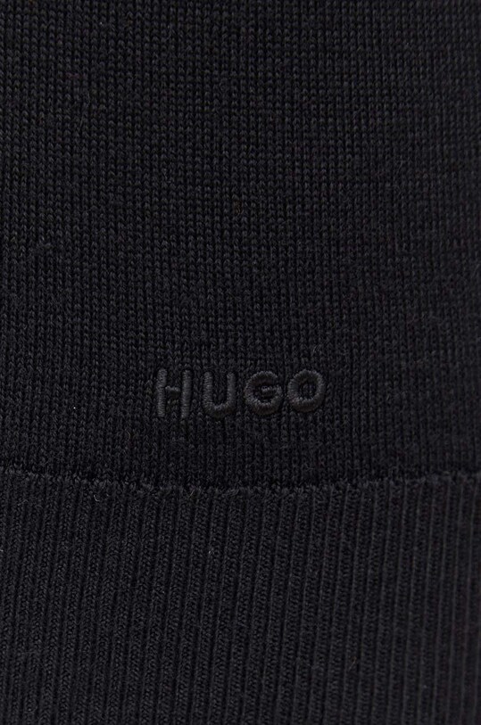 Шерстяной свитер HUGO 50474172 чёрный