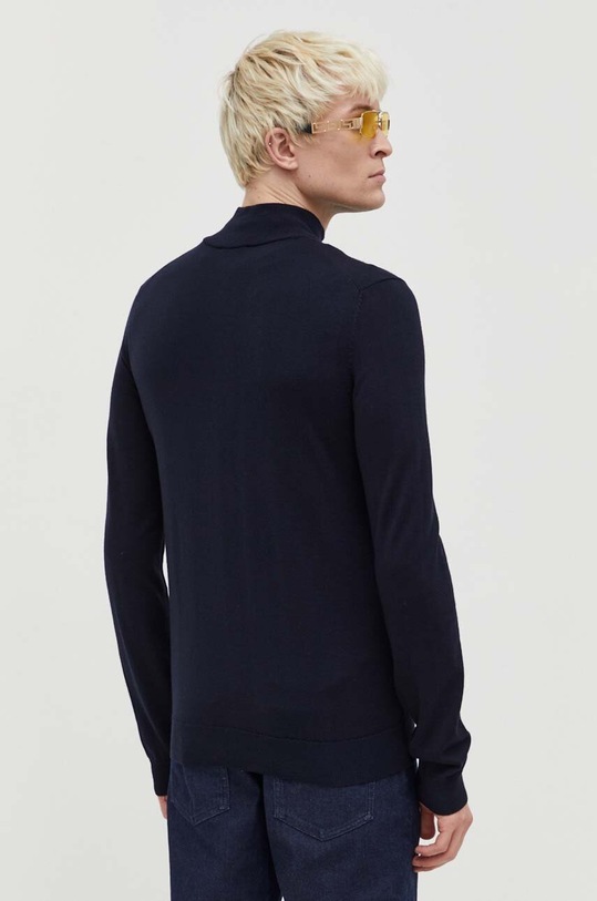 Odzież HUGO sweter wełniany 50474175 granatowy