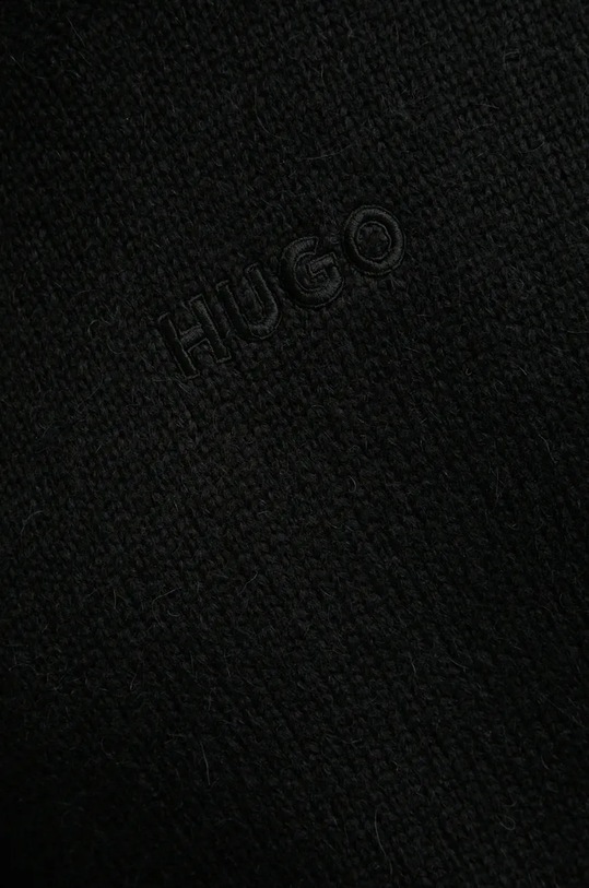 HUGO sweter wełniany 50499970 czarny