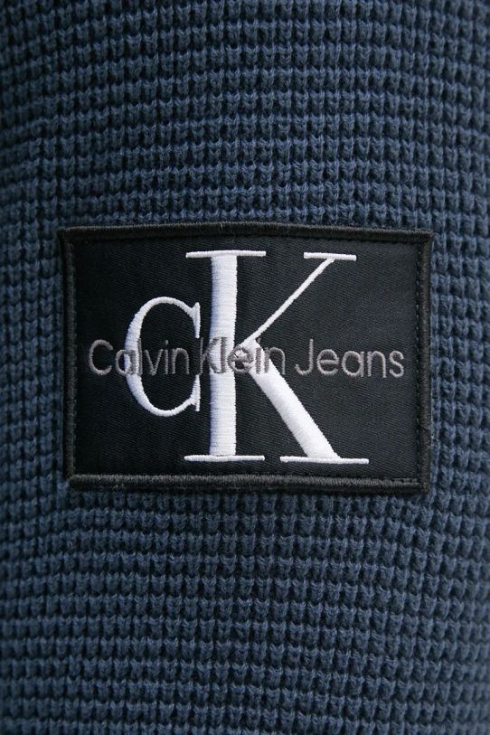 Calvin Klein Jeans sweter bawełniany J30J323989 granatowy