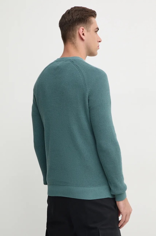 Oblečení Bavlněný svetr Calvin Klein Jeans J30J323989 tyrkysová