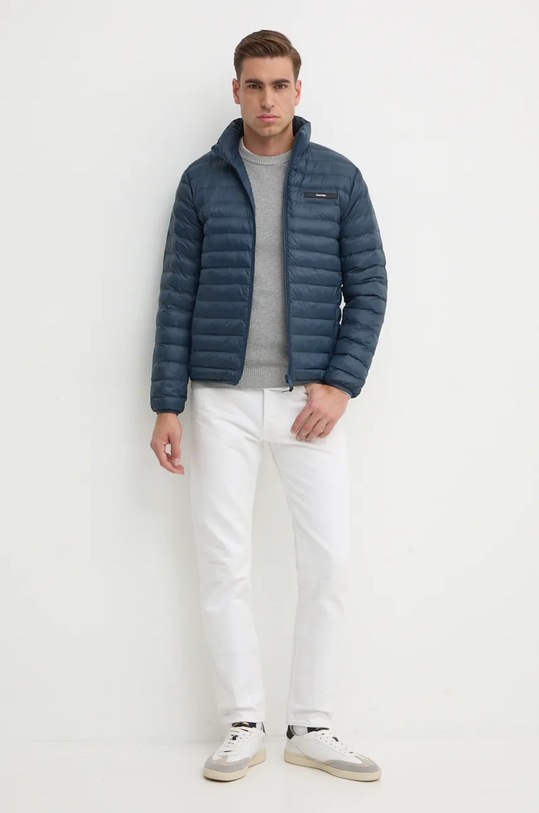 Хлопковый свитер Calvin Klein Jeans J30J323989 серый AW24