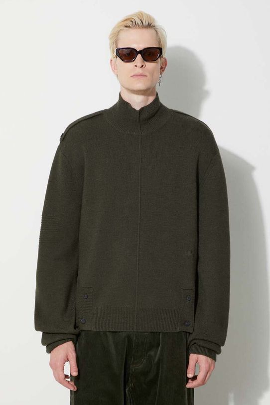 Вълнен пуловер A-COLD-WALL* UTILITY MOCK NECK KNIT