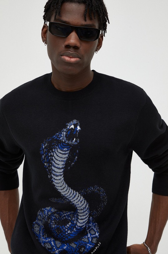 Вовняний светр The Kooples HPUL27016K чорний