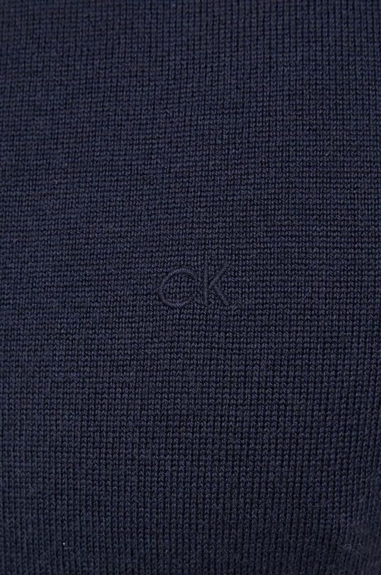Vlnený sveter Calvin Klein K10K109474 tmavomodrá