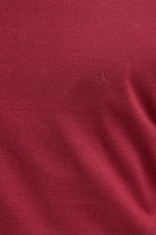 Calvin Klein pulover de lana burgundia K10K109474