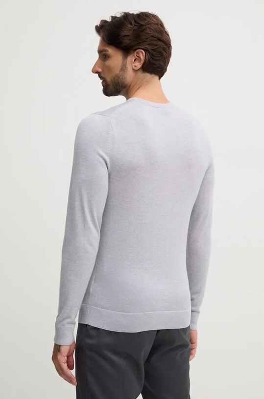 Odzież Calvin Klein sweter wełniany K10K109474 szary