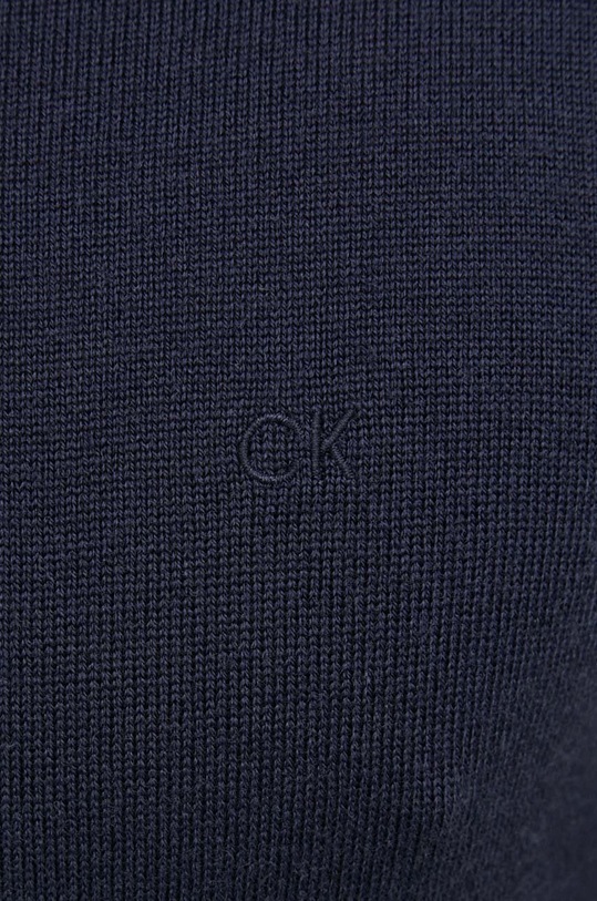 Vlnený sveter Calvin Klein K10K110423 tmavomodrá