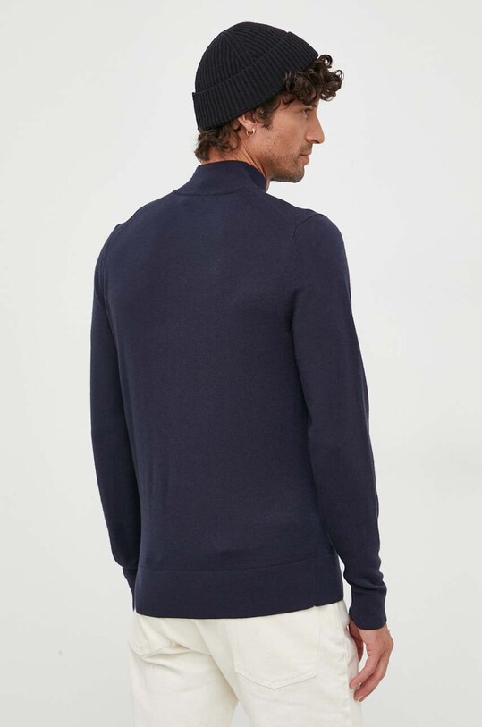 Oblečenie Vlnený sveter Calvin Klein K10K110424 tmavomodrá