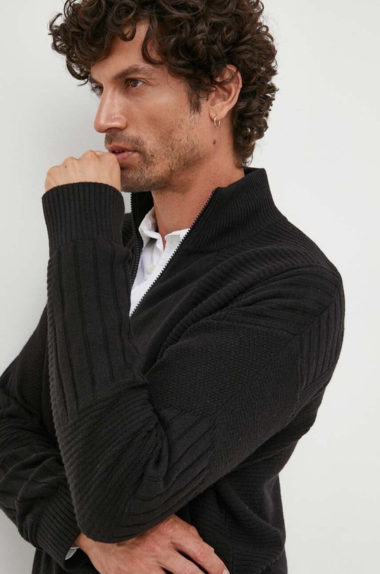 Calvin Klein pulover din amestec de lana K10K111949 negru