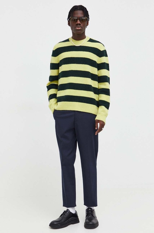 Vlněný svetr Won Hundred 2587.11076 zelená AW23