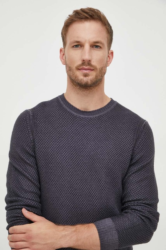 Μάλλινο πουλόβερ Joop! σκούρο μπλε 30037866