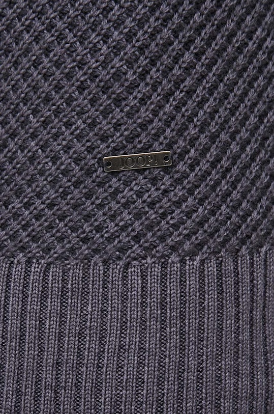 Μάλλινο πουλόβερ Joop! 30037866 σκούρο μπλε