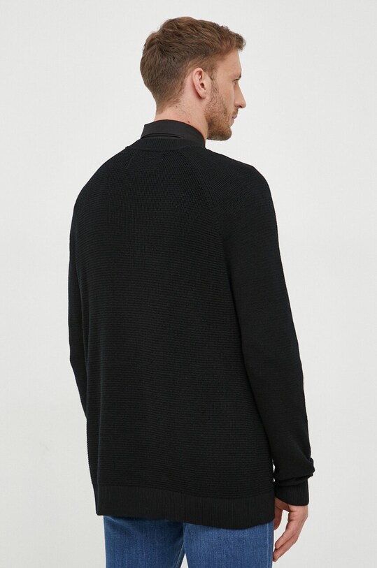 Вовняний светр Calvin Klein Jeans J30J325092 чорний AW23