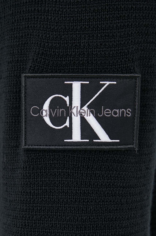 Vlněný svetr Calvin Klein Jeans černá J30J325092