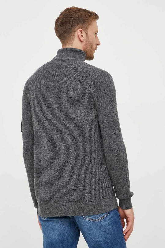 Ρούχα Μάλλινο πουλόβερ Calvin Klein Jeans J30J325093 γκρί