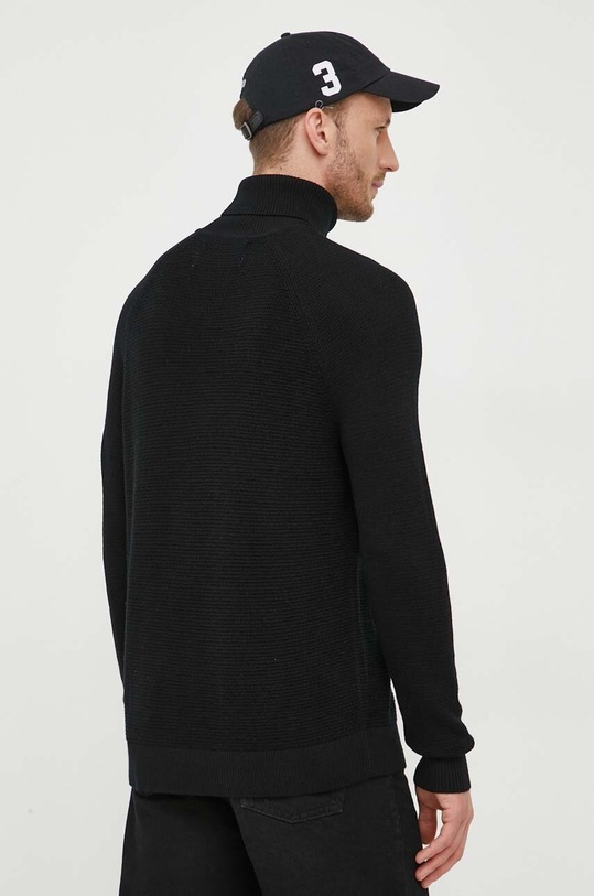 Calvin Klein Jeans sweter wełniany J30J325093 czarny AW23