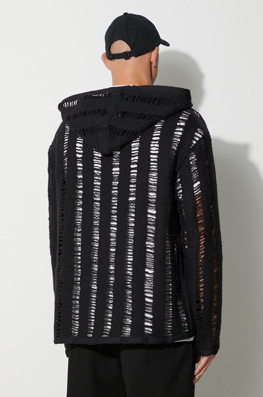 Вовняний кардиган 424 35424M401.236504 чорний AW23