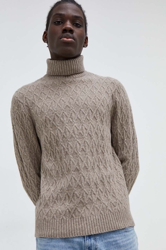 Abercrombie & Fitch sweter pozostałe beżowy KI120.3319.400
