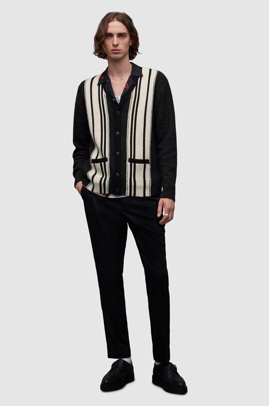 AllSaints kardigan z domieszką wełny BERKLEY MK030Z
